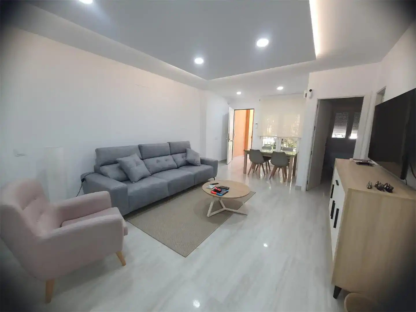 Wohnzimmer von Erdgeschoss zur Miete in La Antilla mit Möbliert