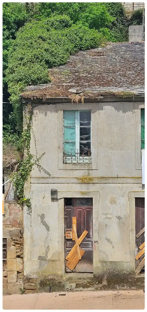 Exterior view of Houses for sale in Sarria  with Private garden