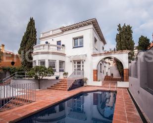 Exterior view of House or chalet to rent in  Barcelona Capital  with Air Conditioner, Terrace and Swimming Pool