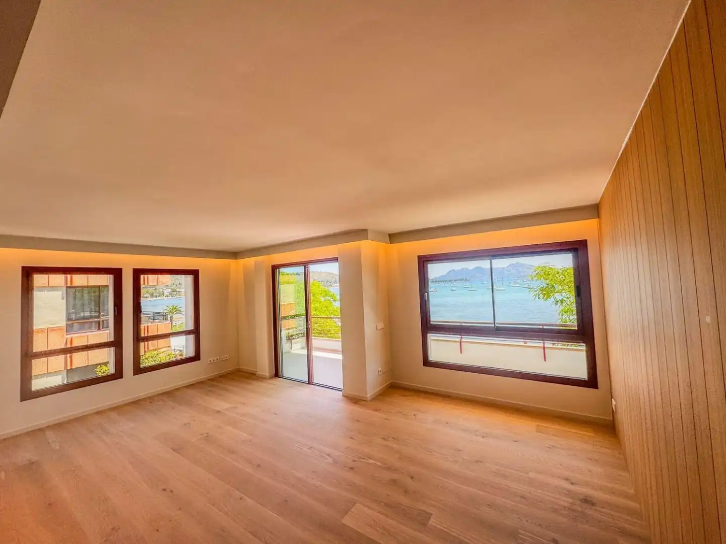 Sala de estar de Piso en venta en Pollença con Aire acondicionado, Calefacción y Terraza