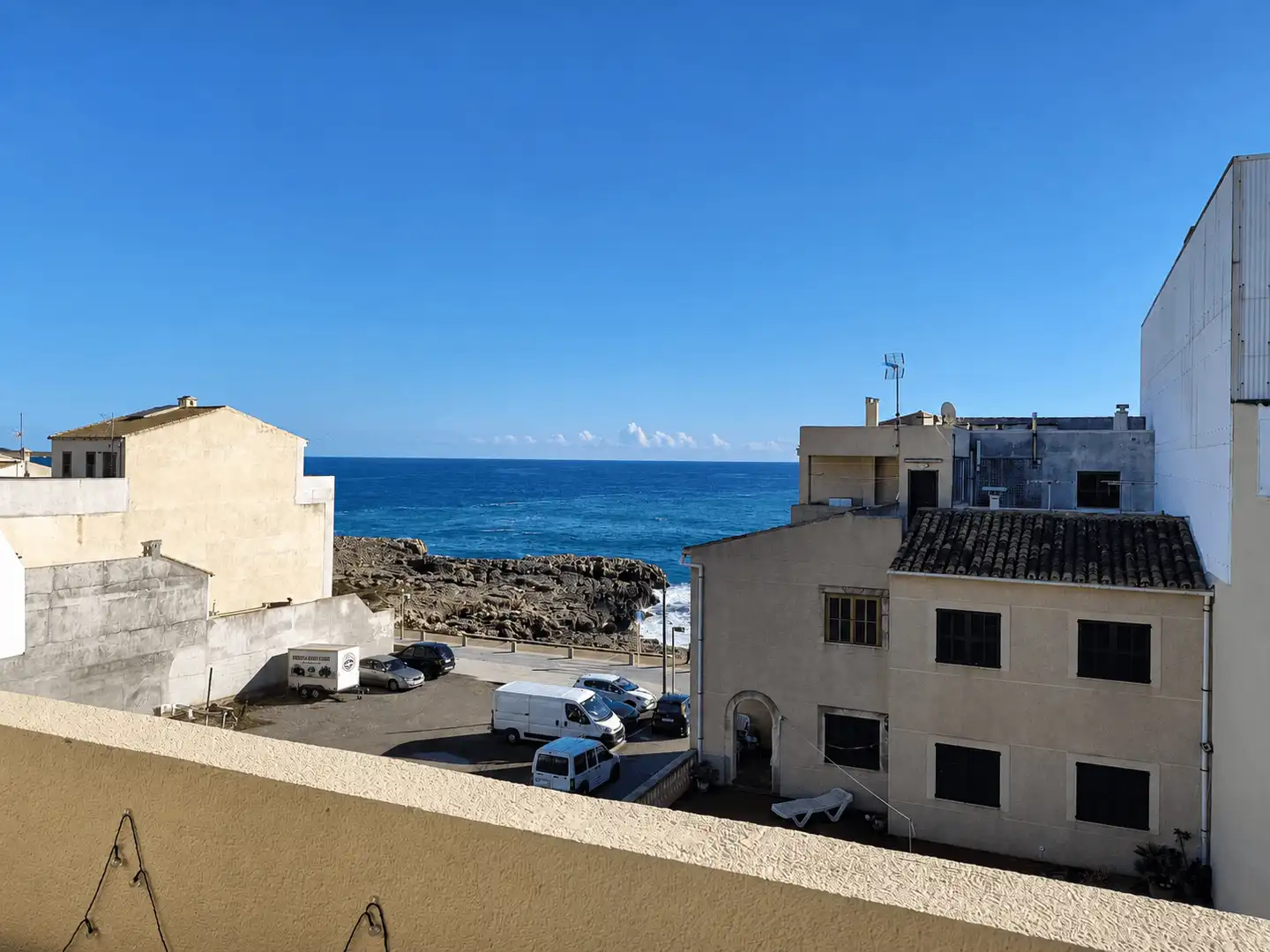 Außenansicht von Wohnungen zum Verkauf in Manacor mit Klimaanlage und Balkon