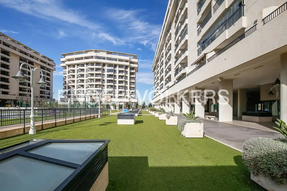 Terrace of Flat for rent in Alboraya  with Air Conditioner, Heating and Private garden