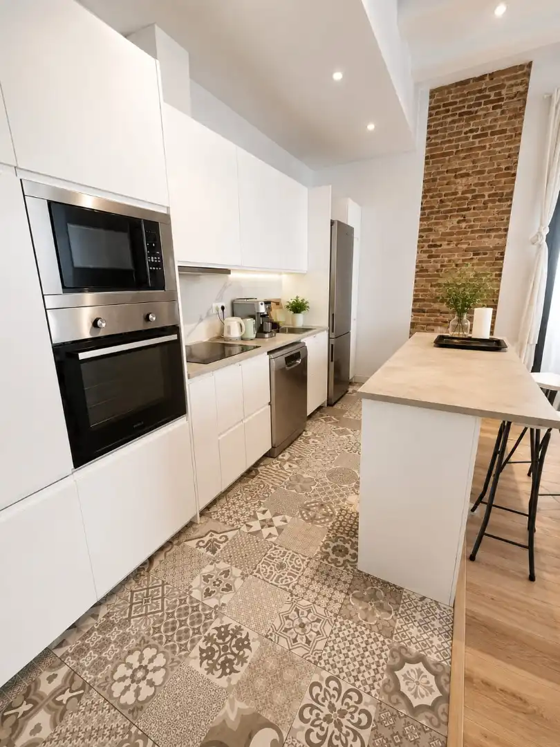 Cocina de Piso en venta en Barcelona con Aire acondicionado, Parquet y Balcón