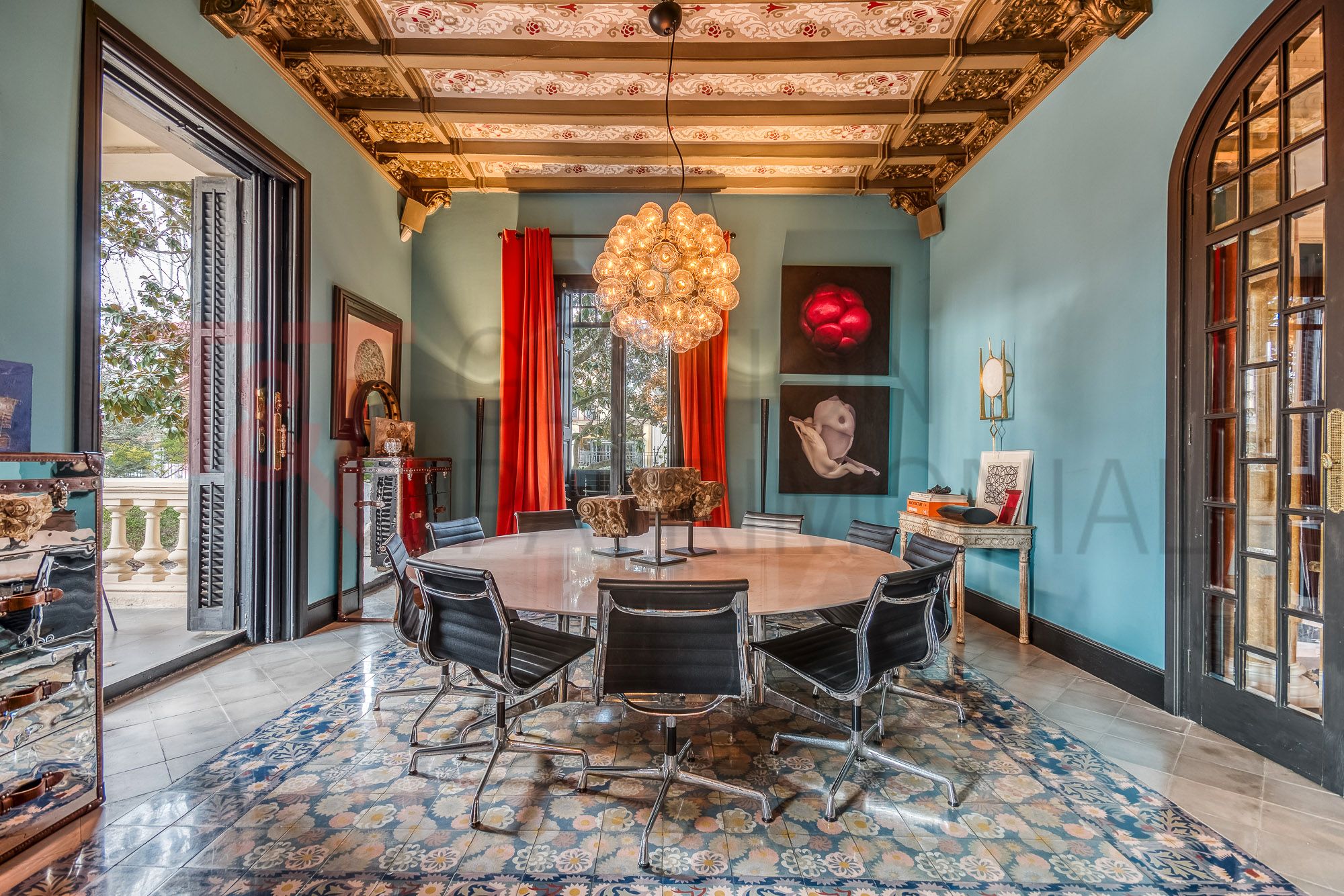 Menjador de Casa o xalet en venda en Cardedeu amb Aire condicionat, Calefacció i Jardí privat