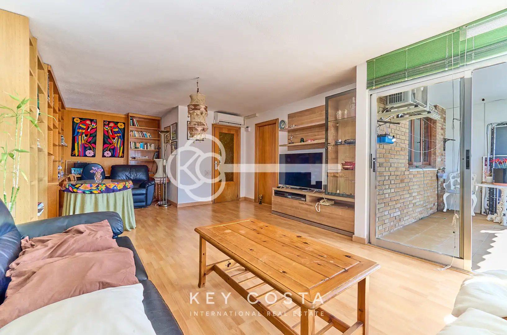 Living room of Flat for sale in Alicante / Alacant  with Air Conditioner, Terrace and Furnished
