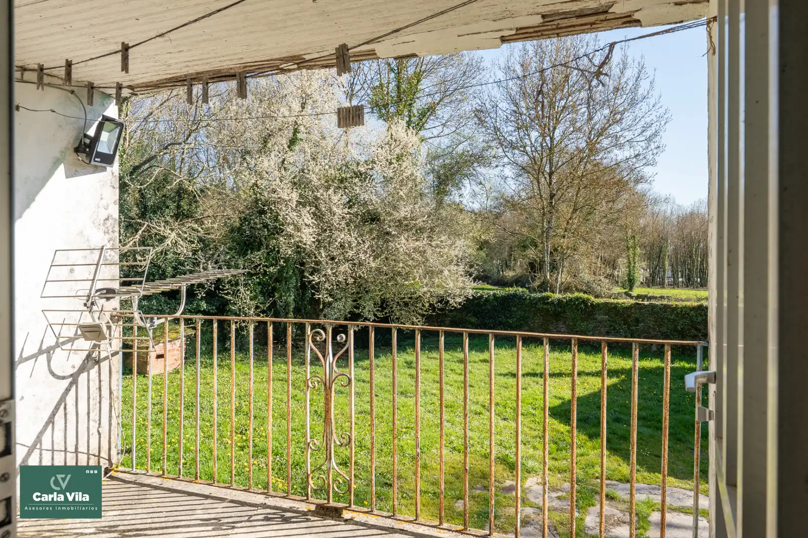 Terraza de Finca rústica en venta en Lugo con Jardín privado y Balcón