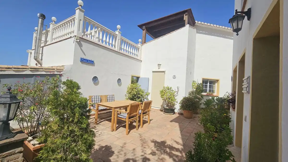 Jardín de Casa o chalet en venta en Mijas
