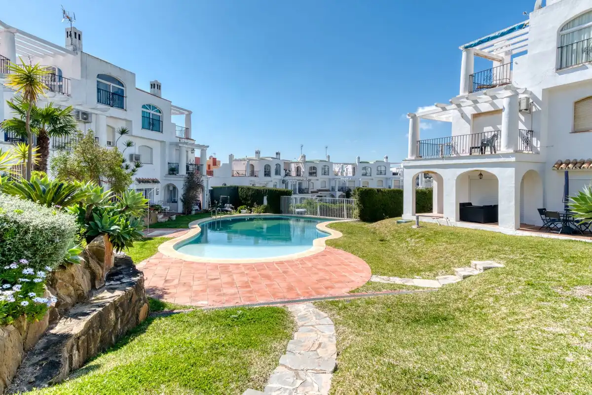 Garden of Detached homes for sale in Manilva  with Air Conditioner, Terrace and Community pool