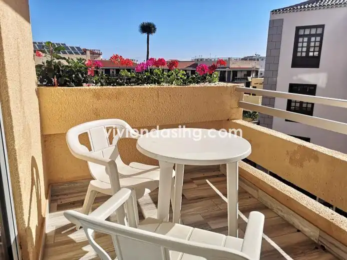 Terrasse von Wohnung zur Miete in Puerto de la Cruz mit Terrasse, Möbliert und Waschmaschine