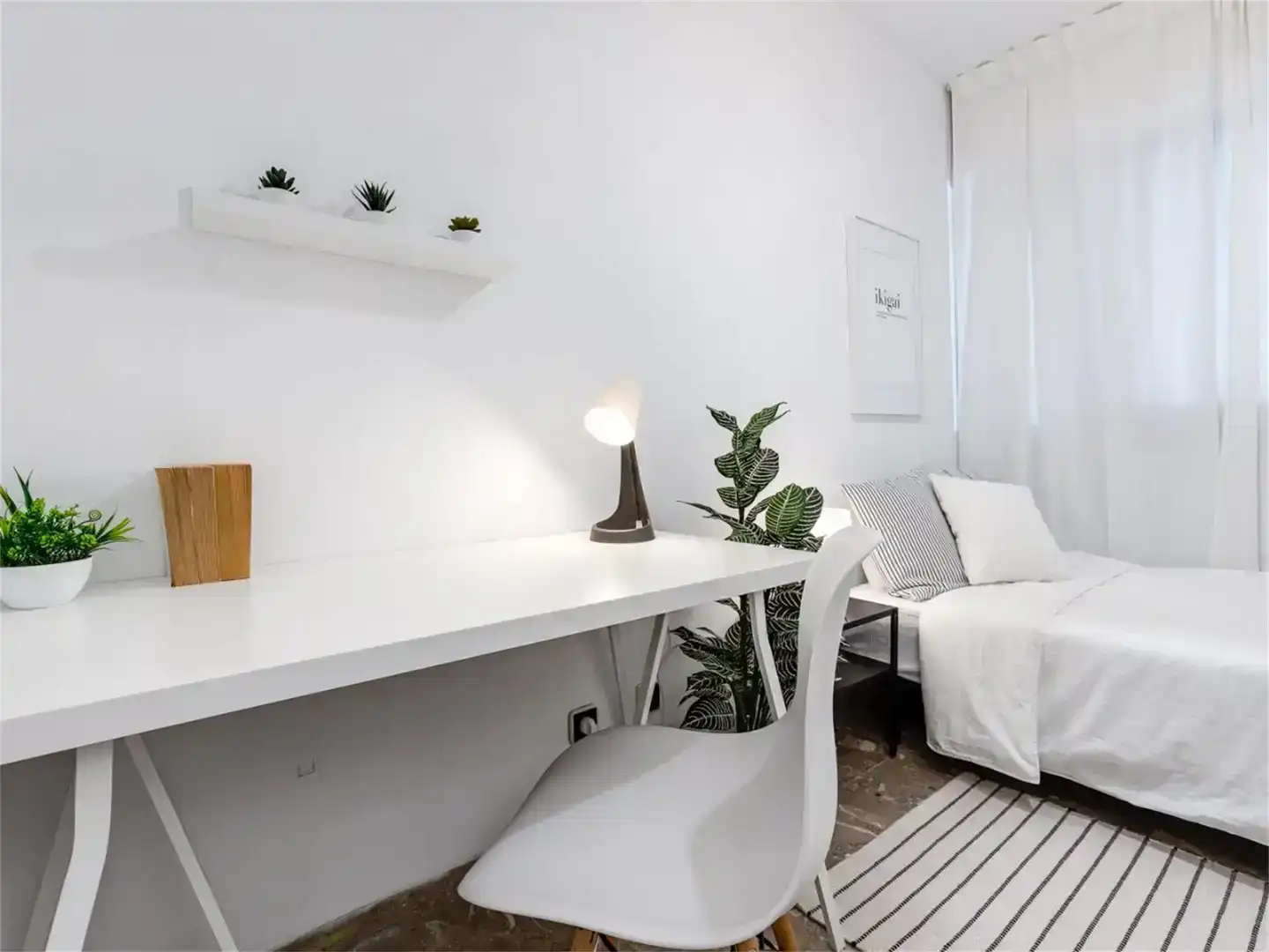 Schlafzimmer von Wohnung zur Miete in Alicante / Alacant mit Klimaanlage und Balkon
