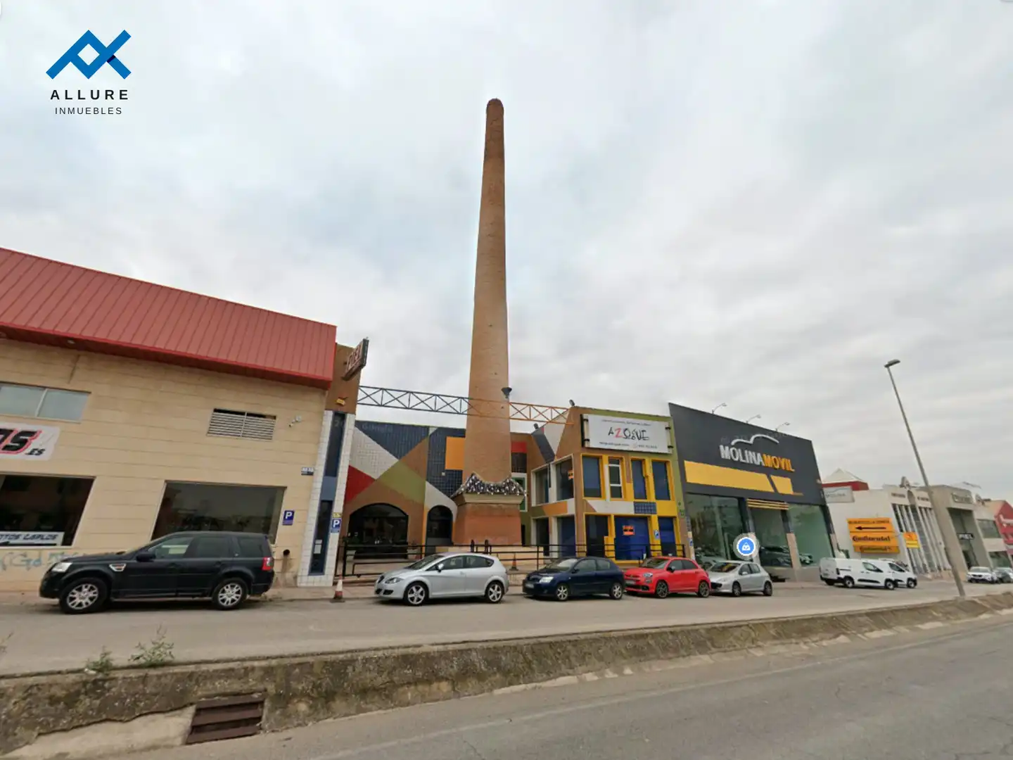 Vista exterior de Nave industrial en venta en Molina de Segura