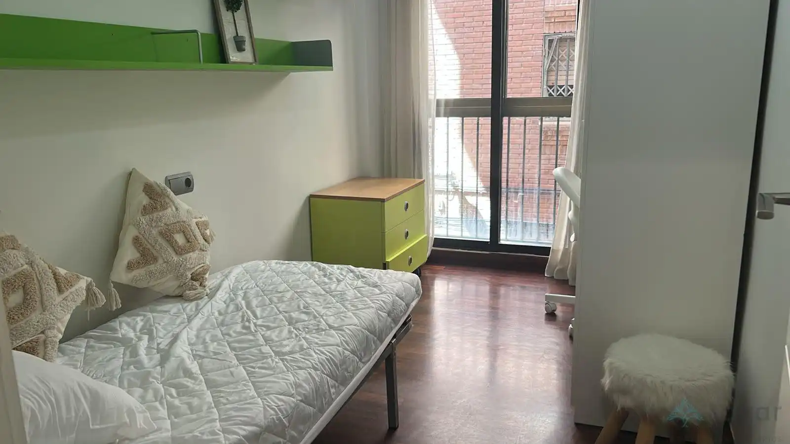 Bedroom of Flat for rent in Murcia  with Air Conditioner, Heating and Furnished