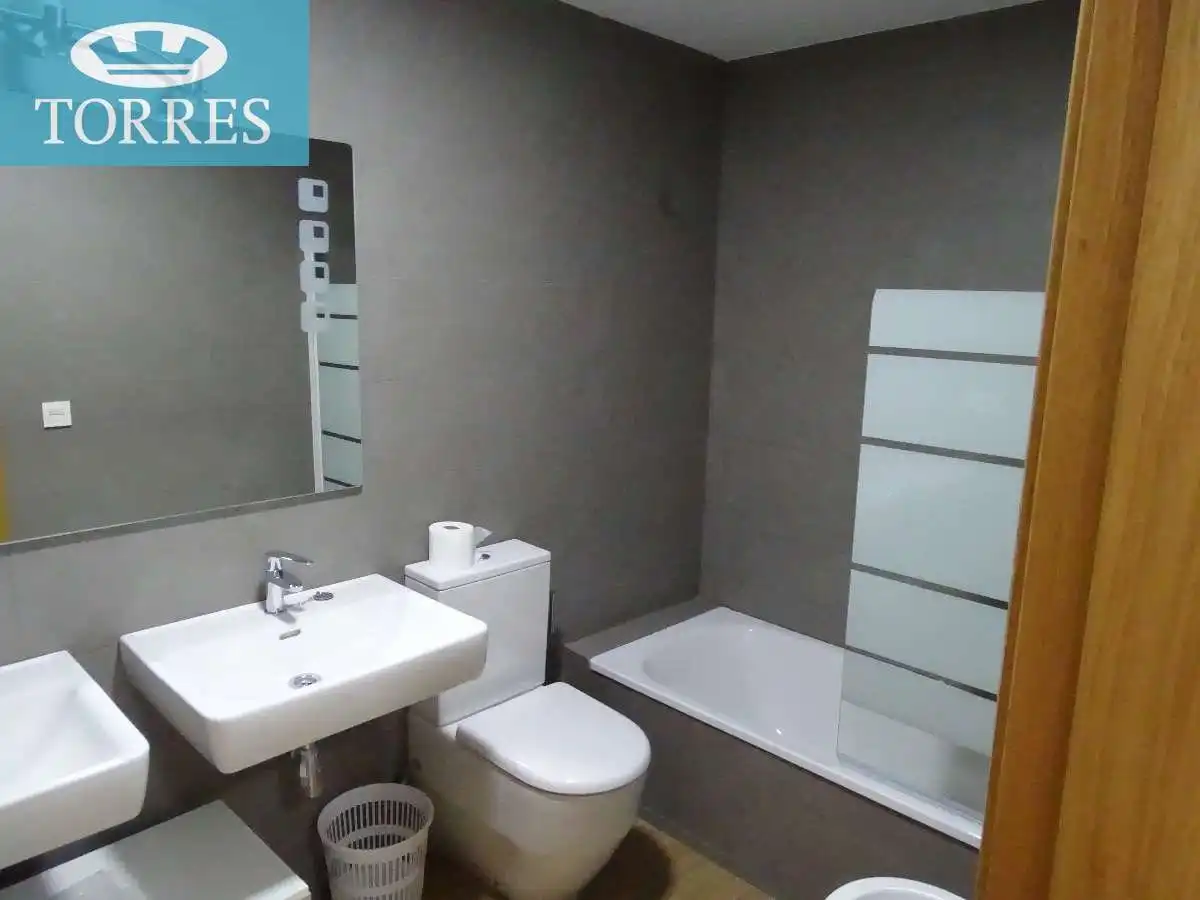 Bathroom of Flat for rent in Granada  with Heating, Parquet flooring and Terrace