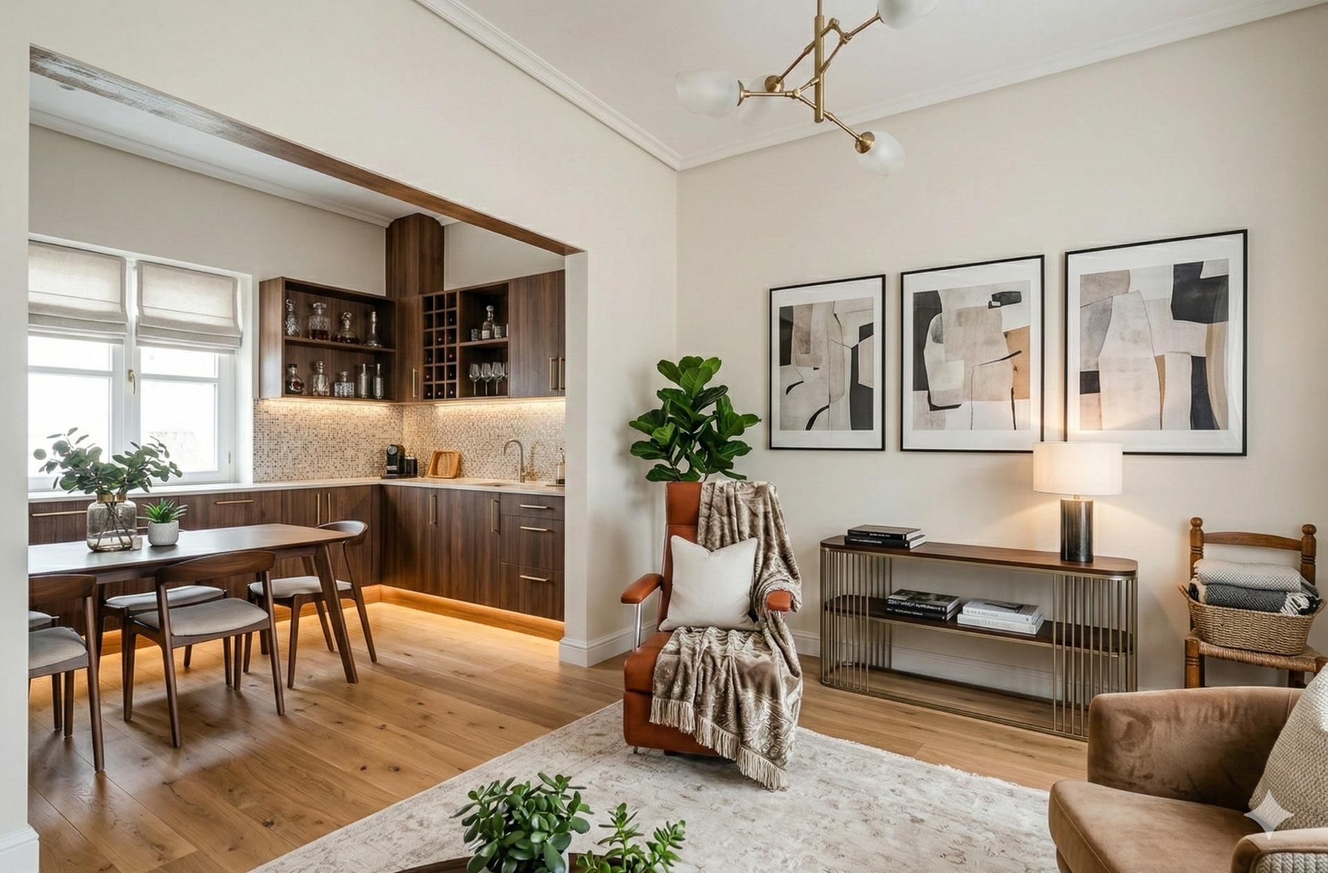 Sala de estar de Casa adosada en venta en Mieres (Asturias) con Calefacción y Amueblado