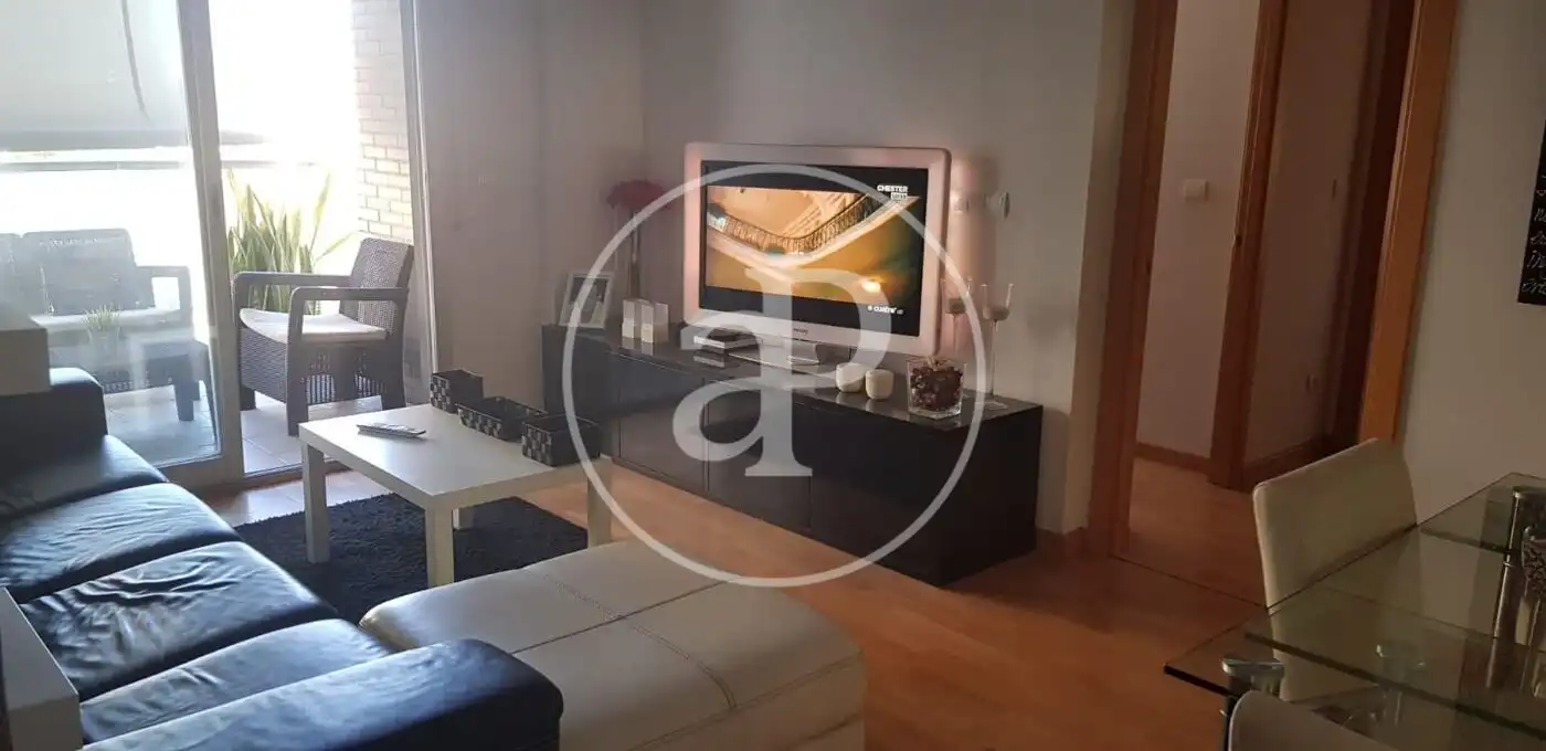 Sala d'estar de Pis de lloguer en Valencia amb Aire condicionat, Calefacció i Jardí privat
