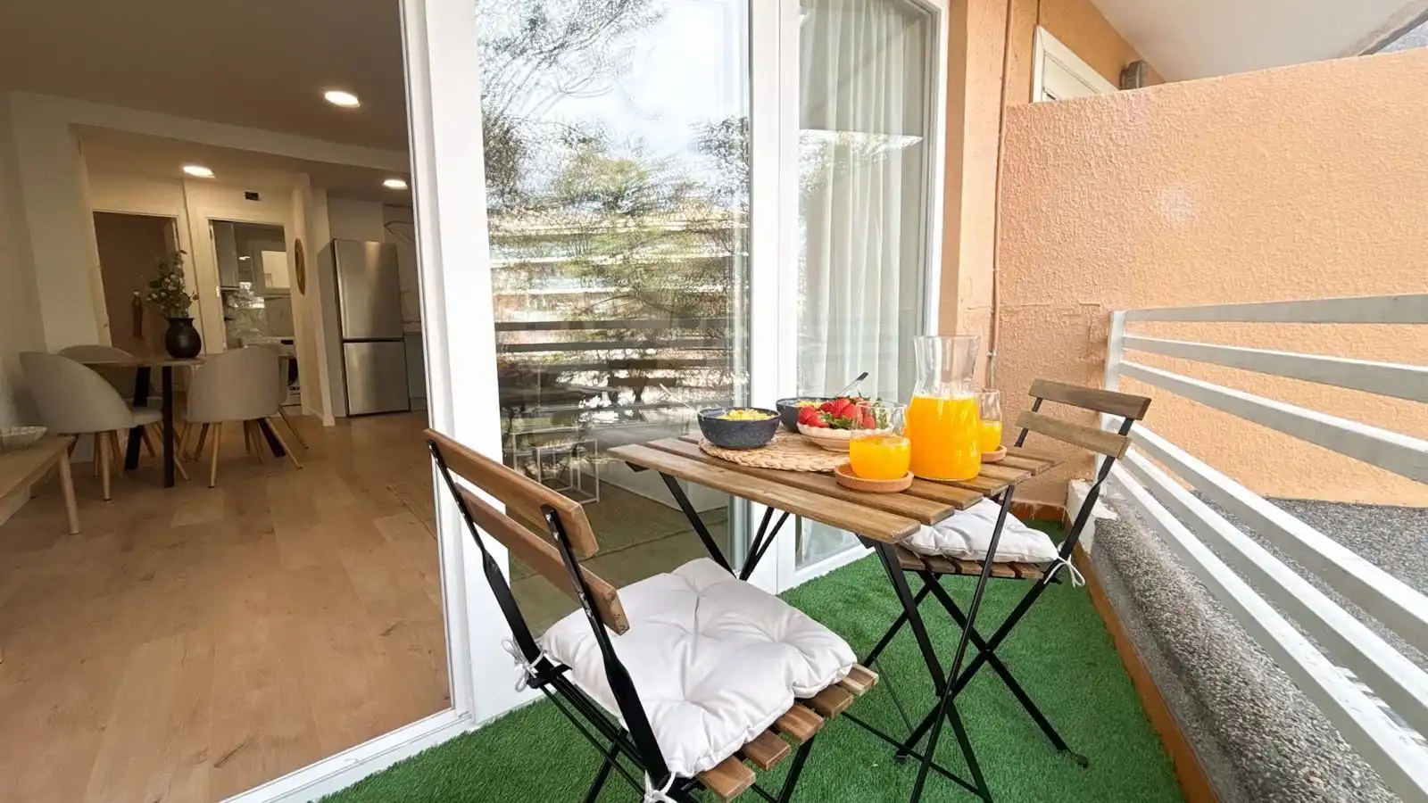 Terrasse von Wohnung zum Verkauf in Salou mit Klimaanlage, Heizung und Gemeinschaftspool