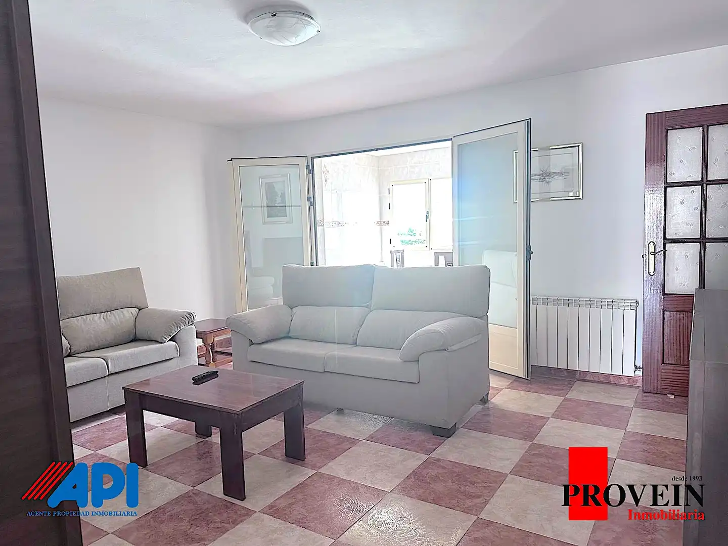 Living room of Flat for rent in Santa Cruz del Retamar  with Heating, Terrace and Furnished