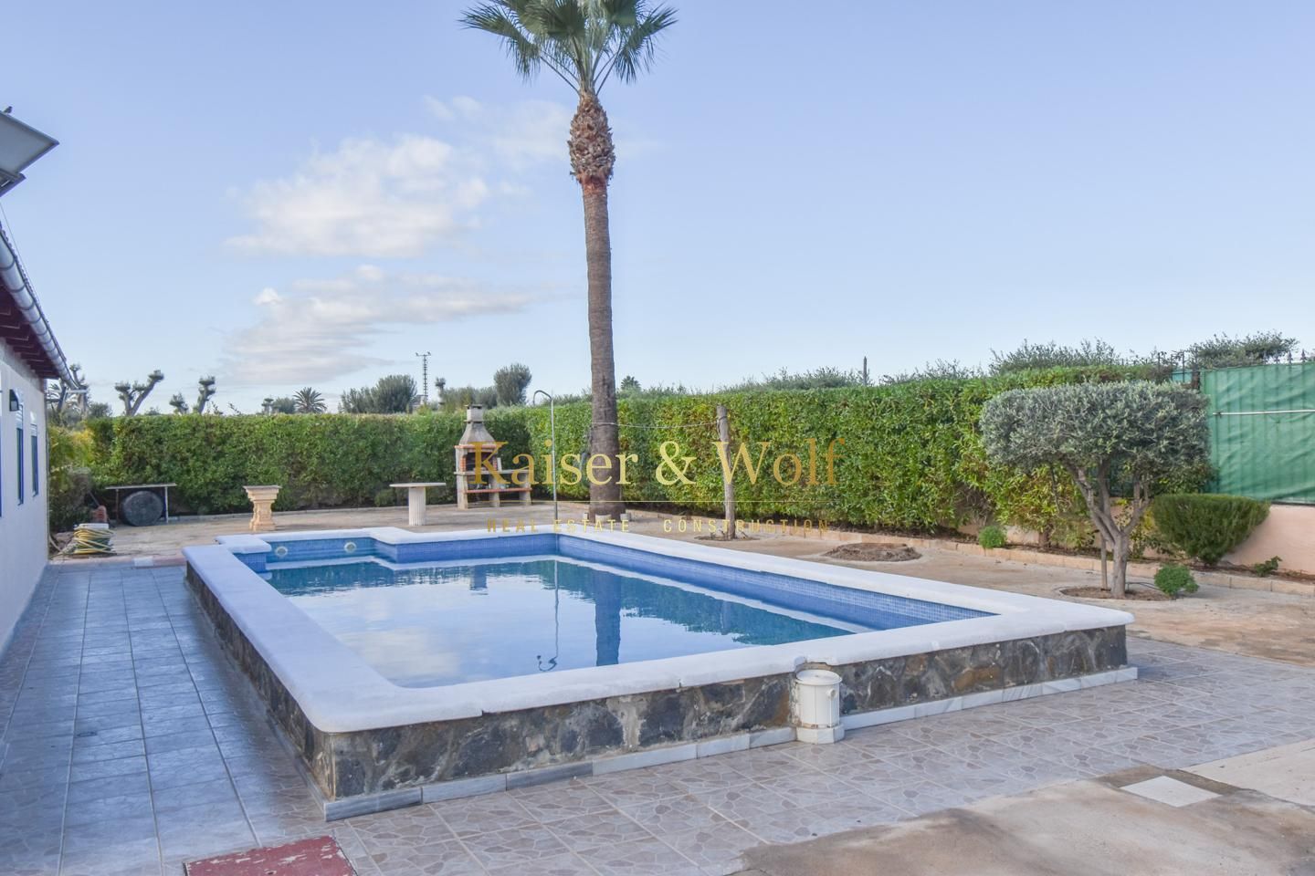 Piscina de Finca rústica en venda en Elche / Elx amb Calefacció, Jardí privat i Piscina