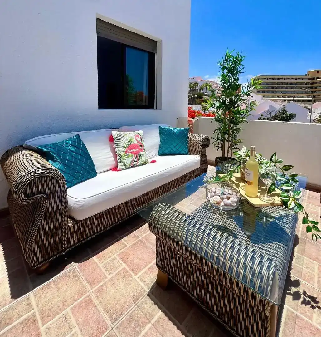 Terraza de Apartamento en venta en Adeje con Piscina y Balcón