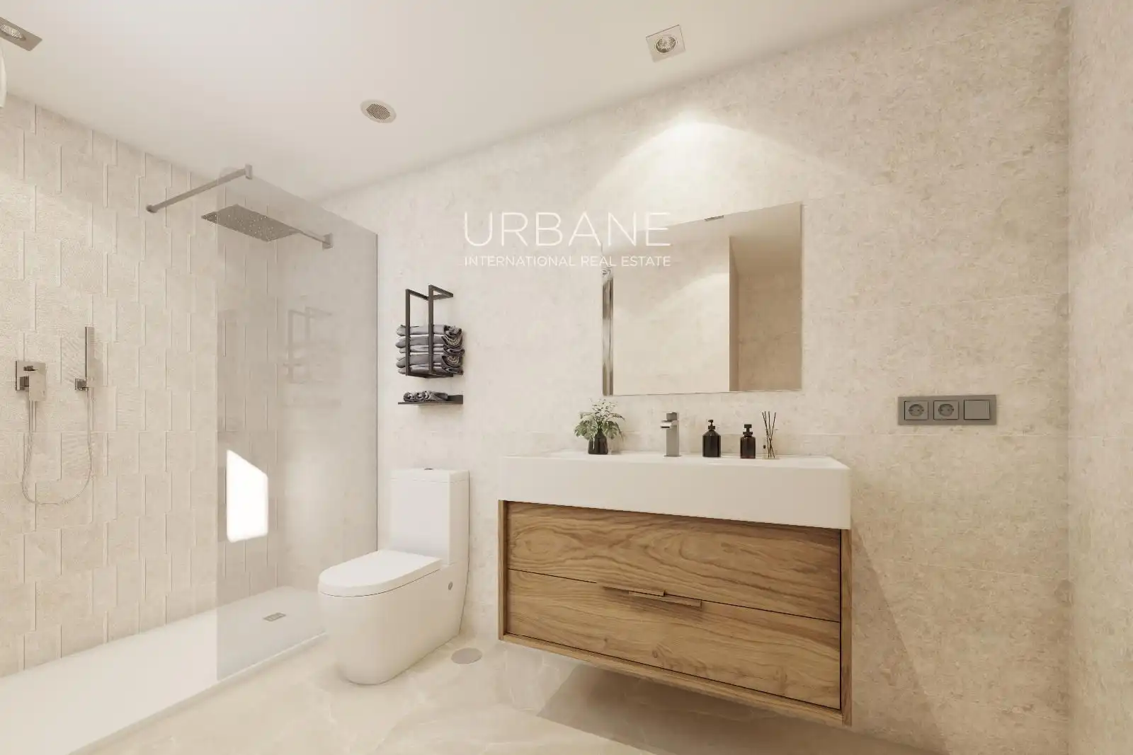 Baño de Piso en venta en Mijas con Aire acondicionado, Terraza y Piscina