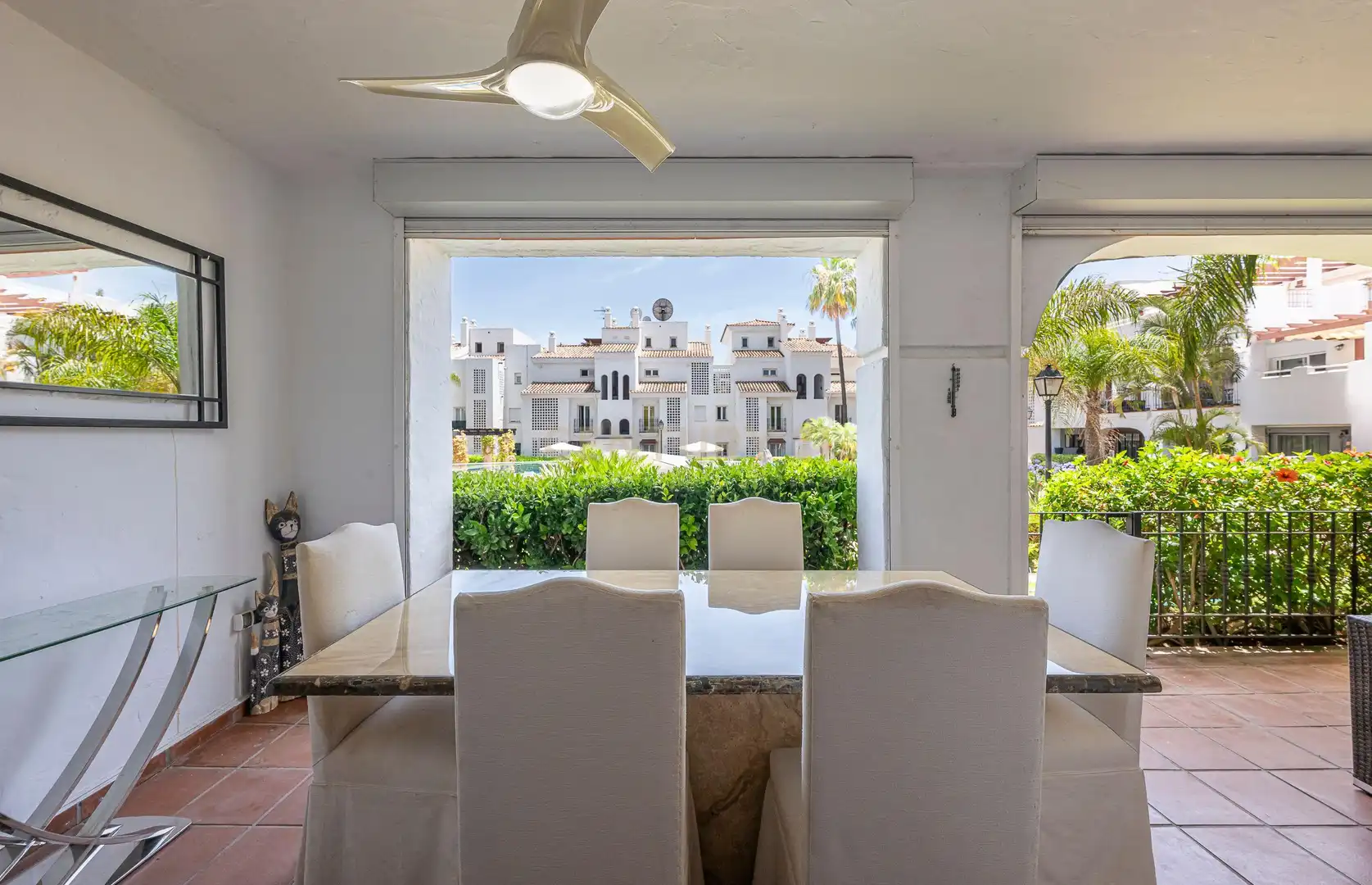 Terraza de Apartamento en venta en Marbella con Aire acondicionado, Jardín privado y Trastero