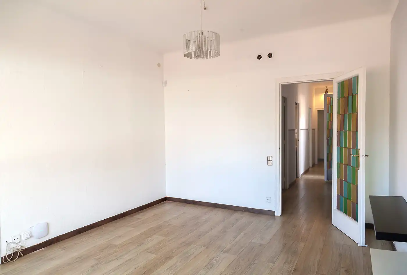 Wohnzimmer von Wohnung zum Verkauf in Barcelona mit Balkon und Alarm