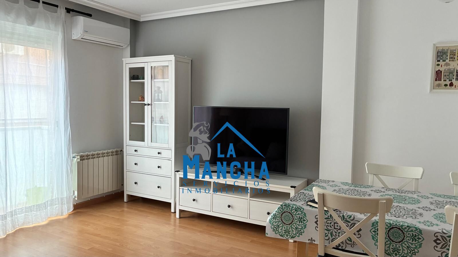 Living room of Flat for rent in  Albacete Capital  with Air Conditioner, Heating and Furnished