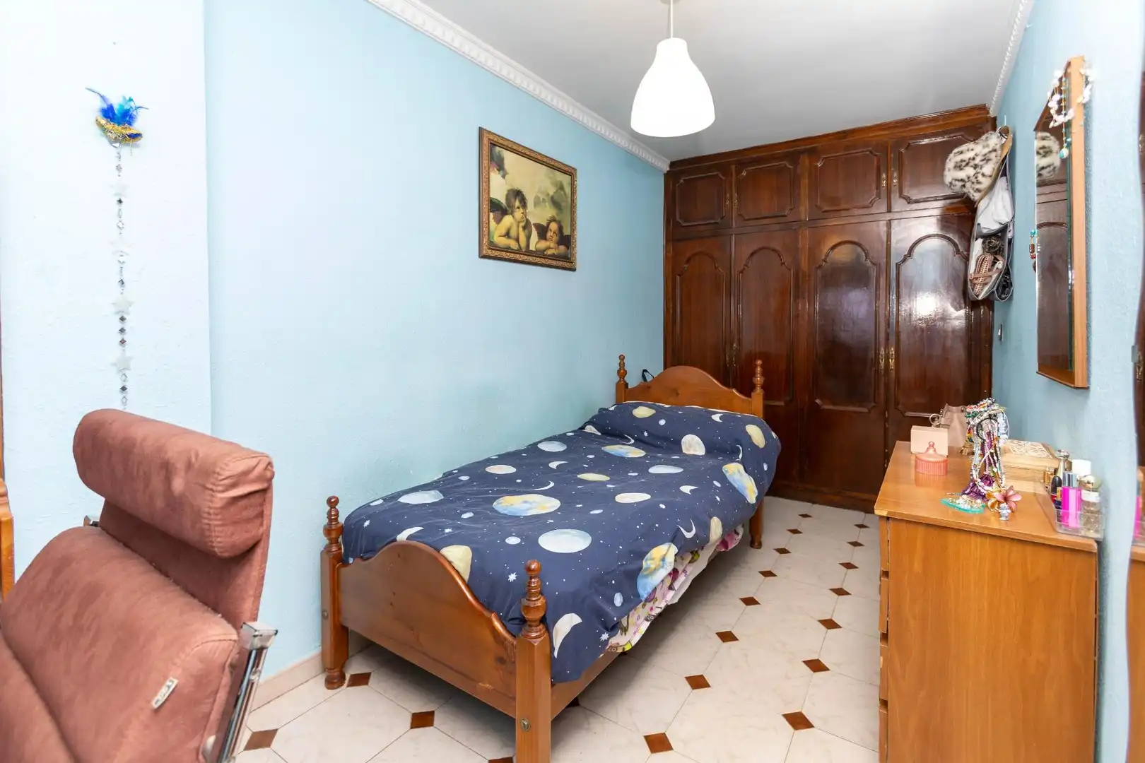 Bedroom of Flat for sale in Málaga  with Terrace, Storage room and Balcony