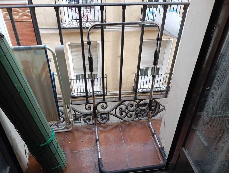 Balcony of Flat for sale in  Madrid Capital  with Air Conditioner, Heating and Storage room