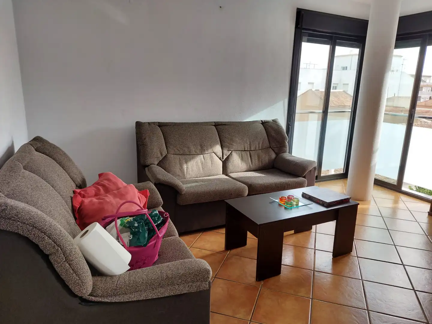 Living room of Flat for sale in San Javier  with Air Conditioner, Furnished and Oven