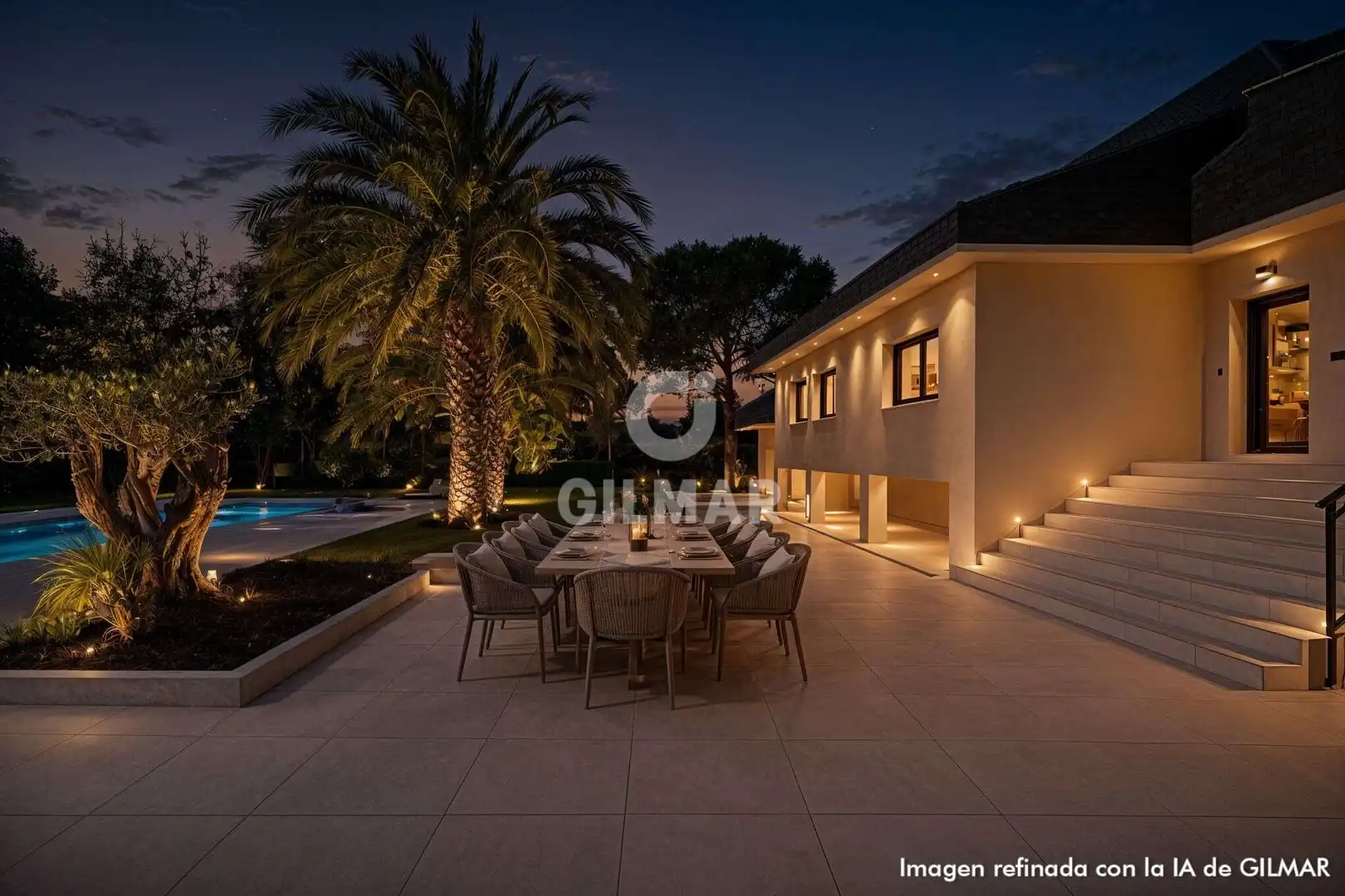 Terrassa de Casa o xalet en venda en Pozuelo de Alarcón amb Calefacció, Jardí privat i Piscina