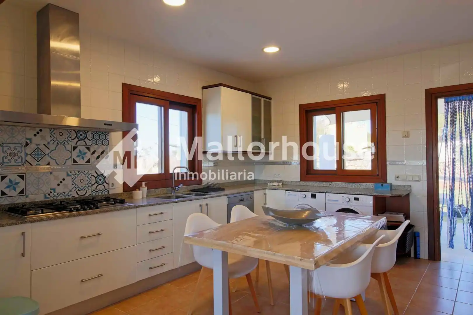 Cocina de Casa o chalet de alquiler en Santa Margalida con Aire acondicionado, Jardín privado y Terraza