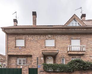 Vista exterior de Casa o xalet en venda en  Madrid Capital amb Aire condicionat, Calefacció i Jardí privat