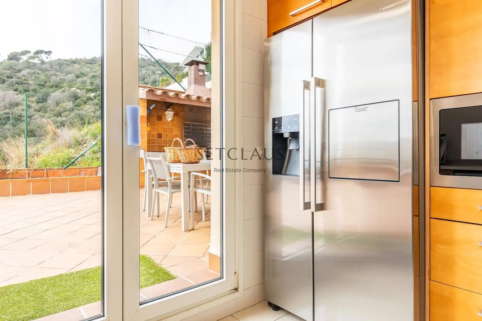 Cocina de Casa o chalet en venta en Badalona con Aire acondicionado, Calefacción y Jardín privado