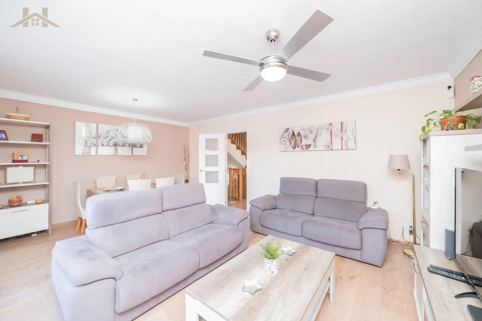 Living room of Detached homes for sale in Arroyomolinos (Madrid)  with Air Conditioner, Heating and Private garden
