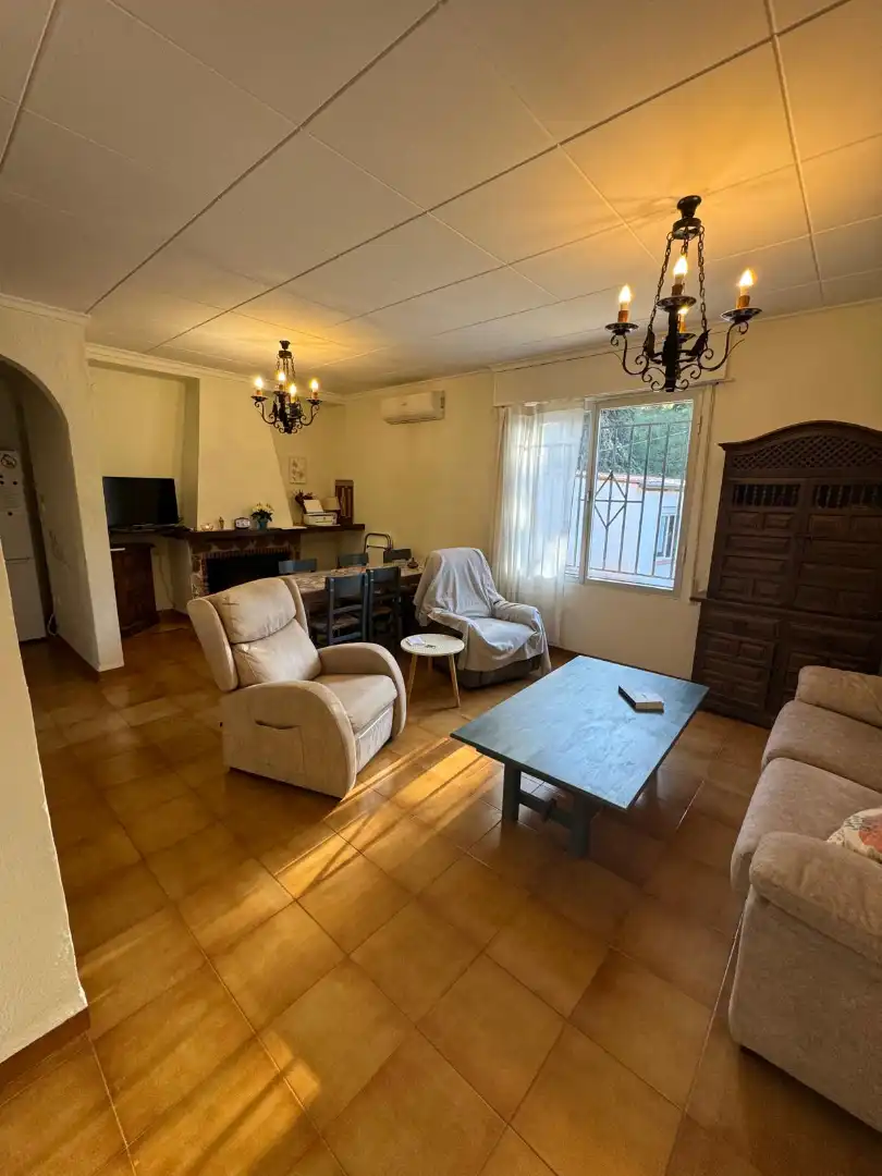 Sala de estar de Casa o chalet en venta en Vilallonga / Villalonga con Aire acondicionado, Jardín privado y Terraza