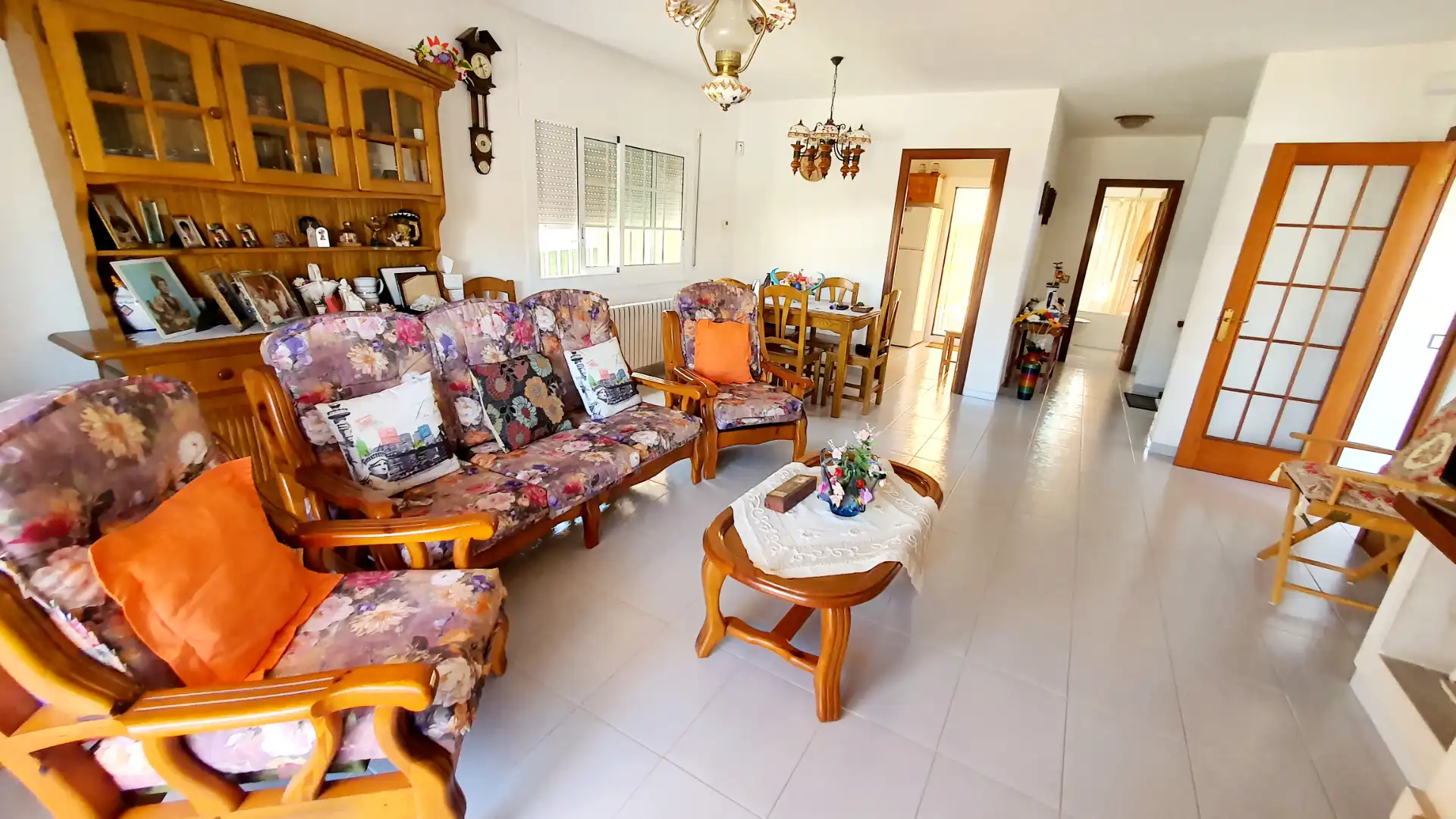 Living room of Houses for sale in Calafell  with Heating, Private garden and Terrace