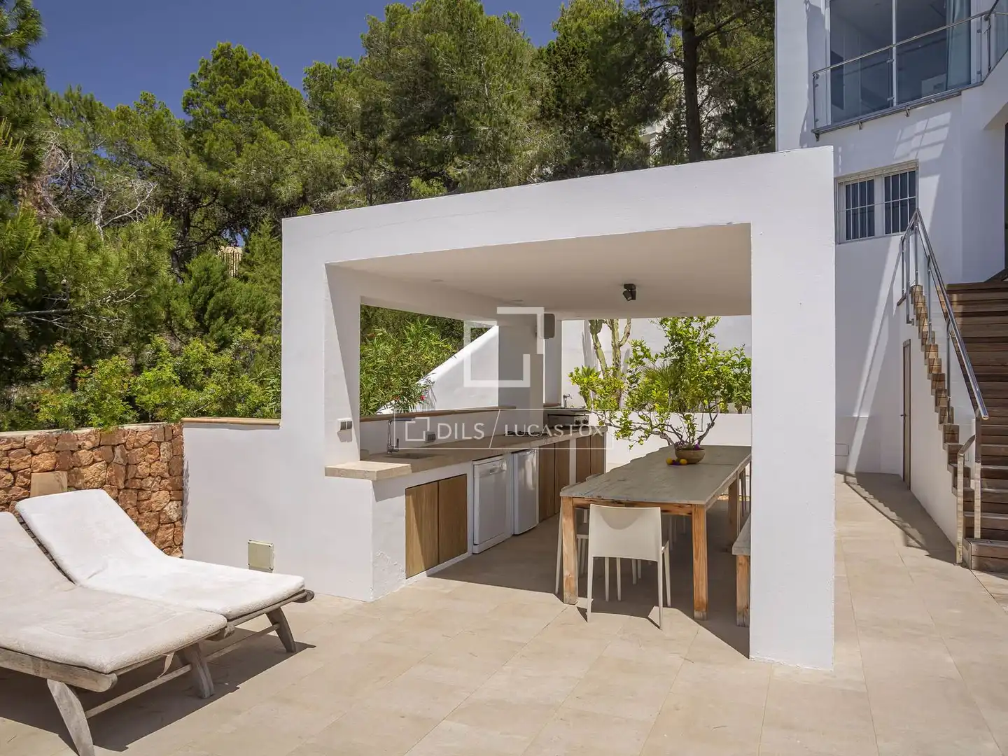 Terrassa de Casa o xalet en venda en Sant Antoni de Portmany amb Aire condicionat, Terrassa i Traster