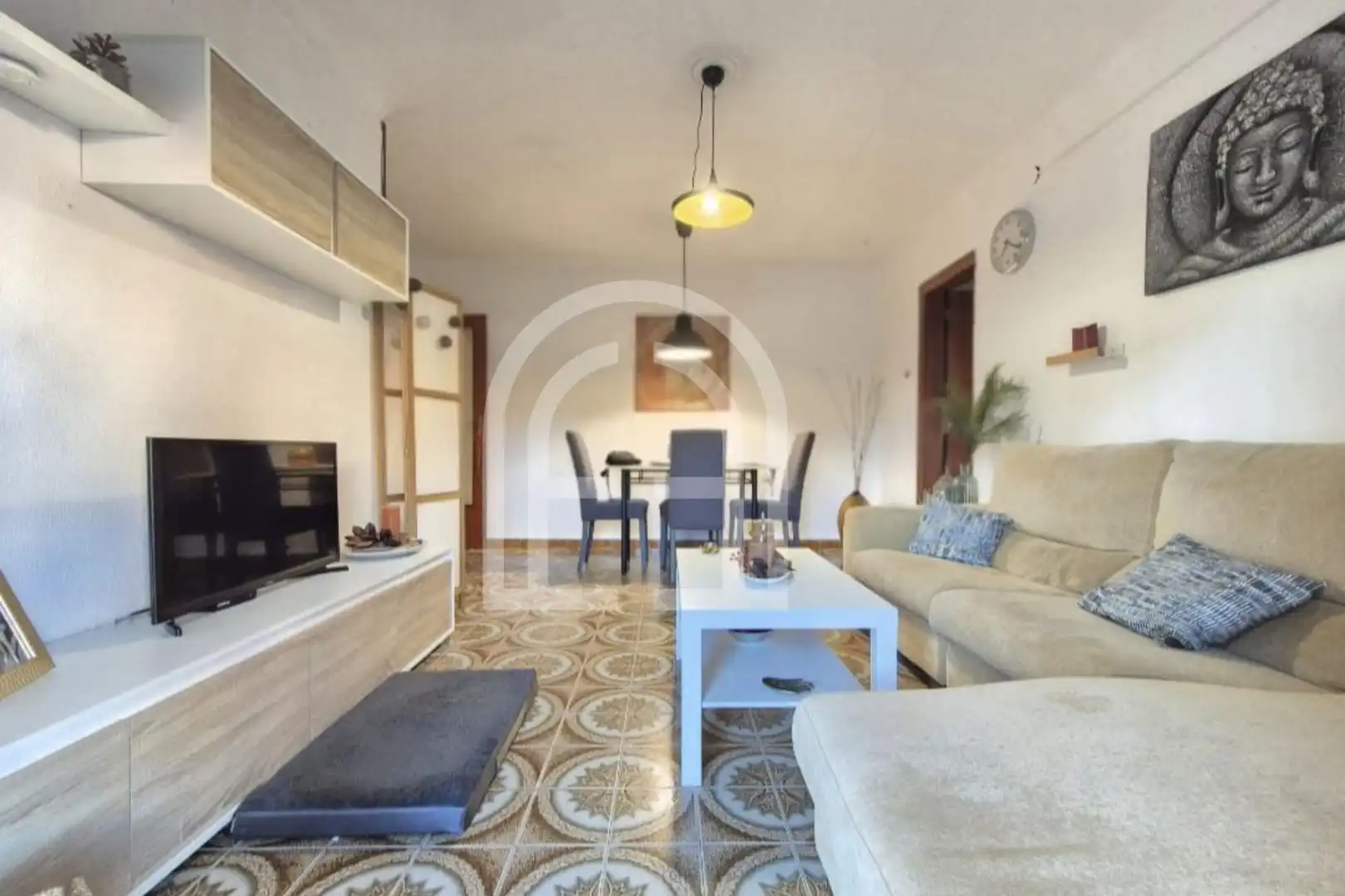 Living room of Flat for sale in Cornellà de Llobregat  with Air Conditioner and Balcony