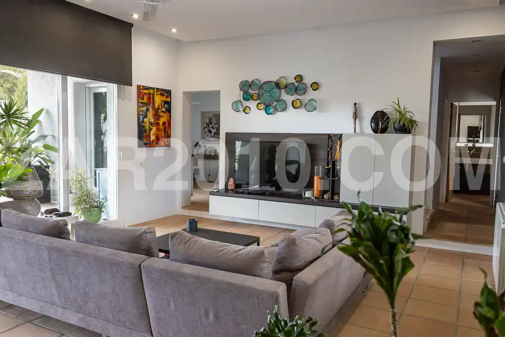Sala d'estar de Casa o xalet en venda en Cuevas del Almanzora amb Calefacció, Jardí privat i Terrassa