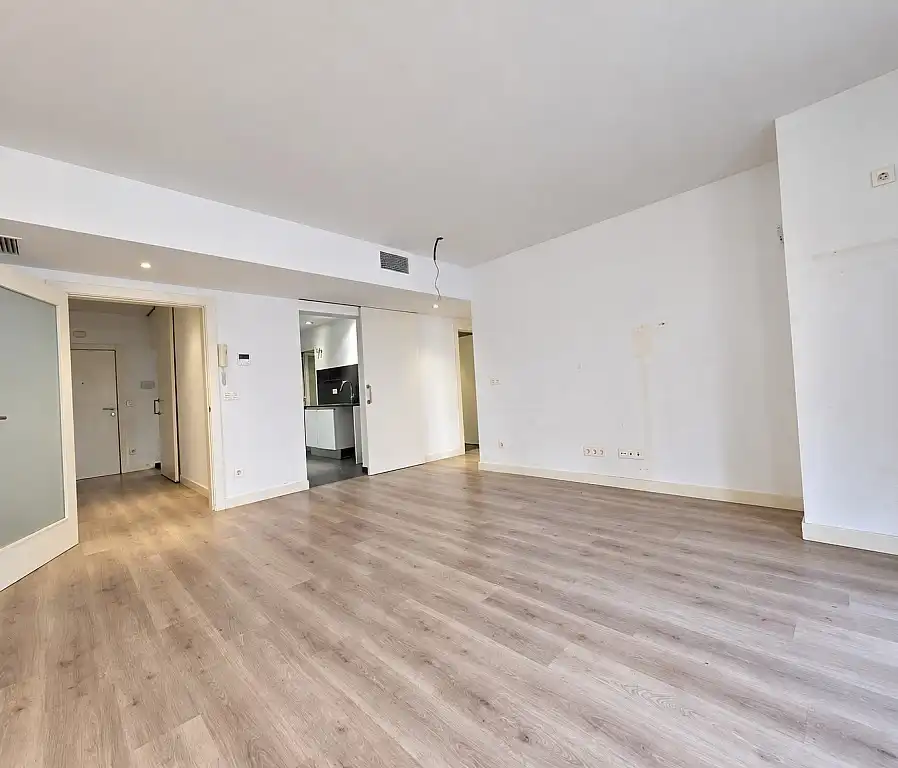 Sala d'estar de Pis en venda en Sarrià - Sant Gervasi