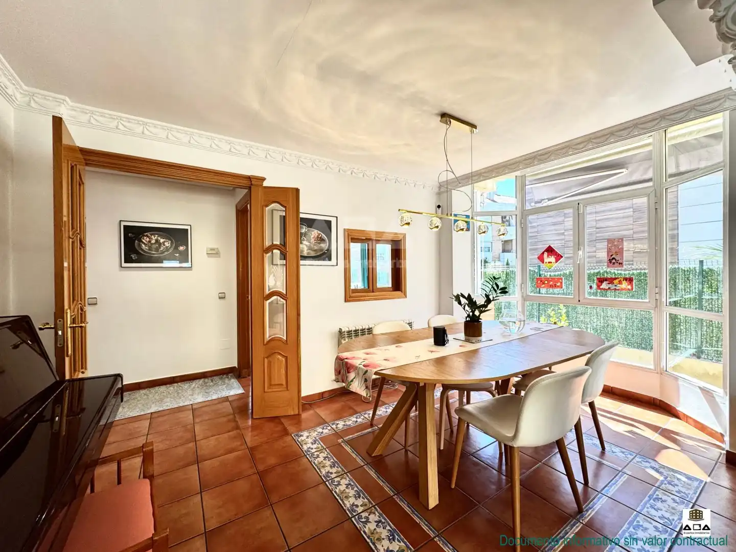 Dining room of Houses for sale in Villanueva de la Cañada  with Air Conditioner, Heating and Private garden