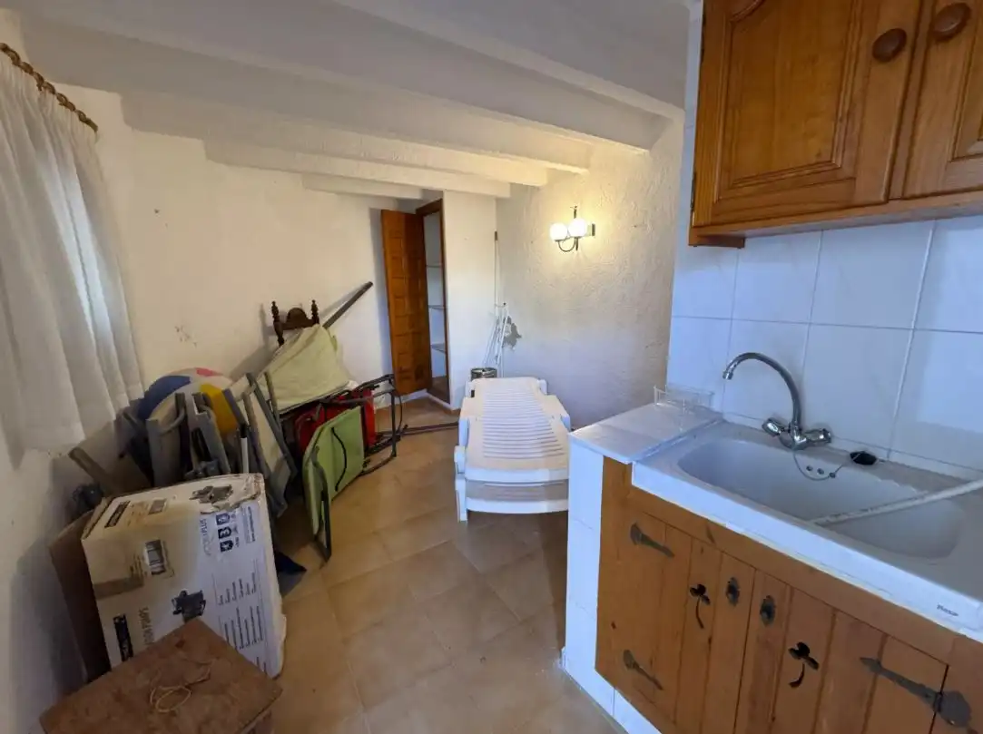 Küche von Haus oder Chalet zum Verkauf in Calpe / Calp mit Klimaanlage, Heizung und Privatgarten