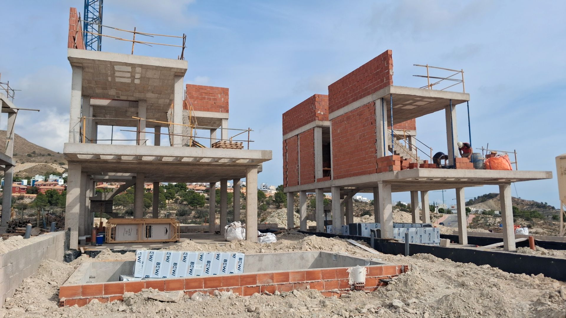 Vista exterior de Casa o xalet en venda en Finestrat amb Aire condicionat, Calefacció i Jardí privat