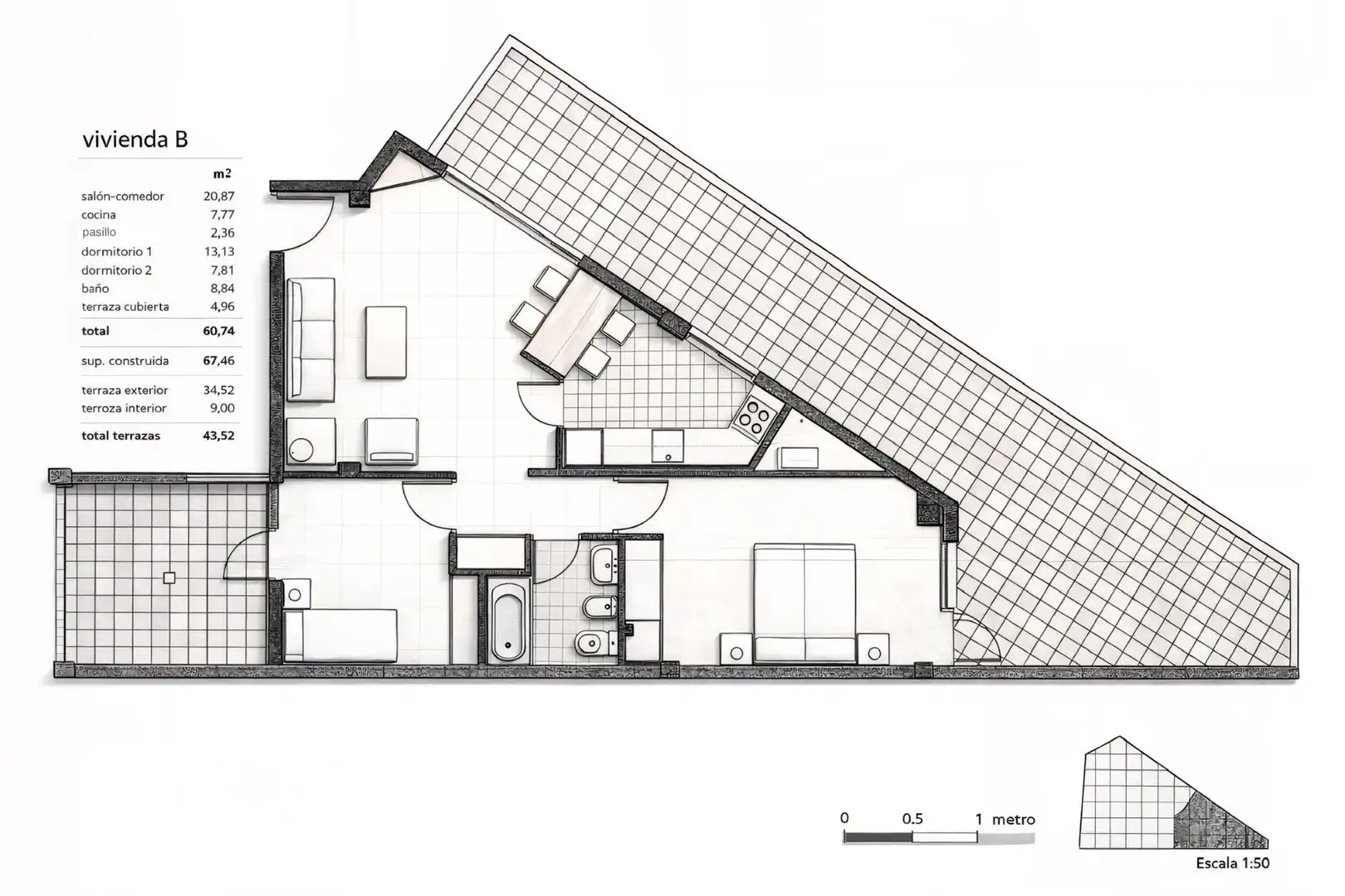 Apartamento en venta en Guía de Isora con Terraza y Amueblado