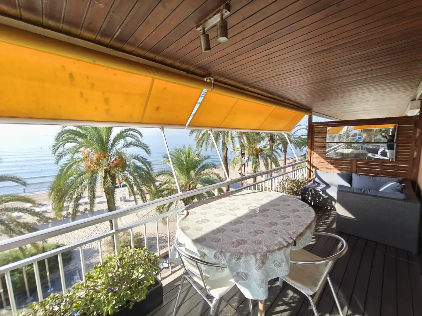 Terrace of Flat for sale in Salou  with Parquet flooring, Terrace and Furnished
