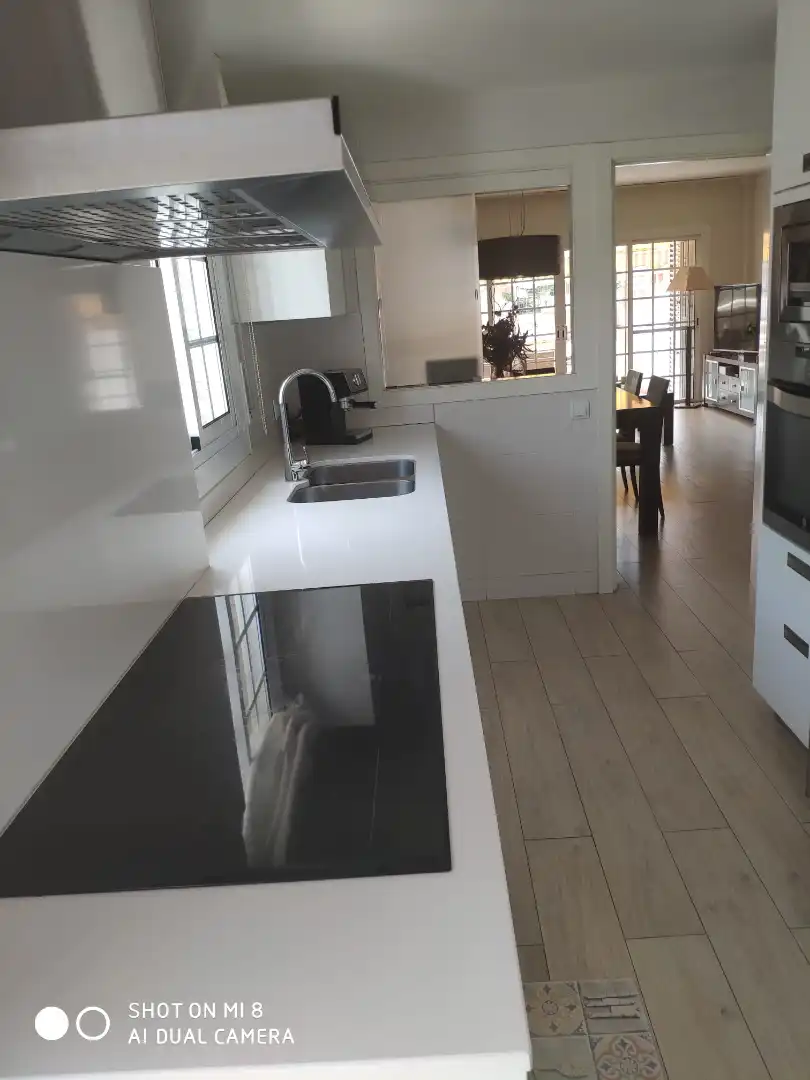 Cocina de Casa adosada en venta en Cubelles con Aire acondicionado, Calefacción y Jardín privado