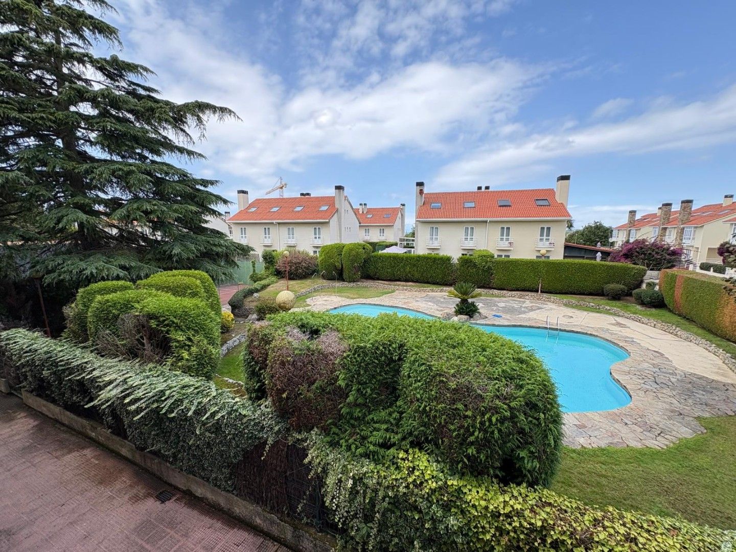 Garden of Flat to rent in Oleiros