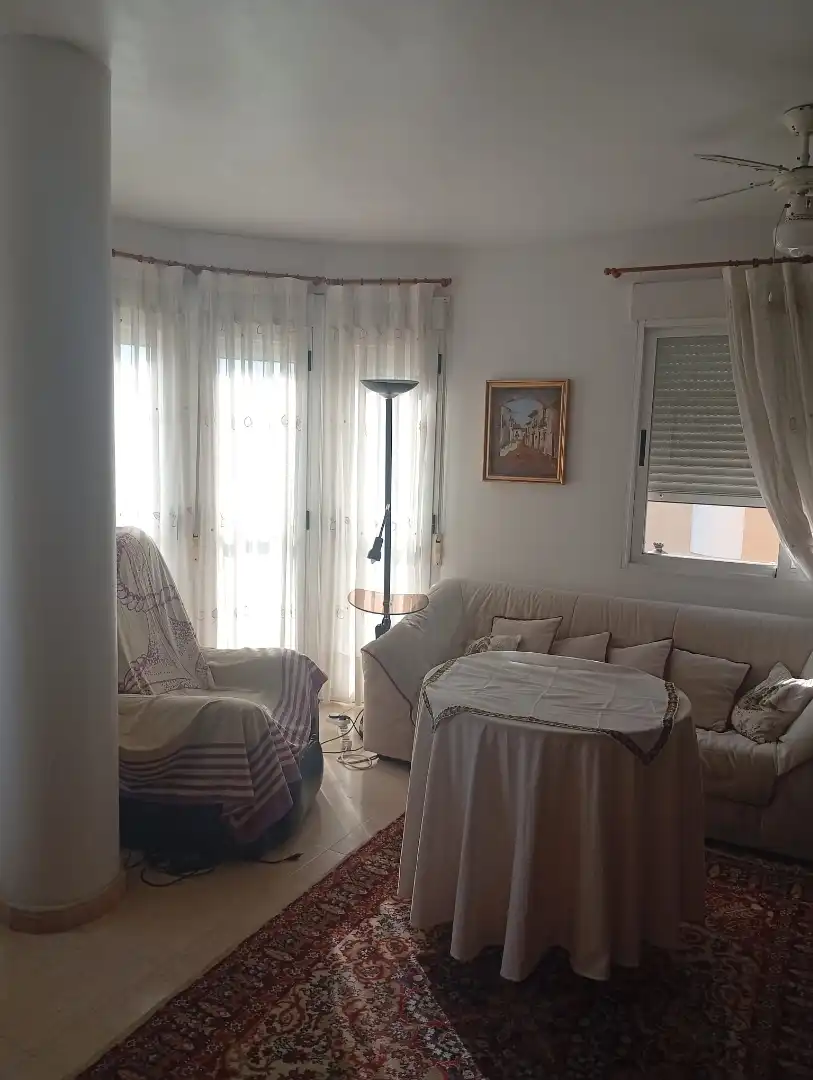 Sala de estar de Apartamento en venta en Oropesa del Mar / Orpesa con Terraza, Trastero y Piscina