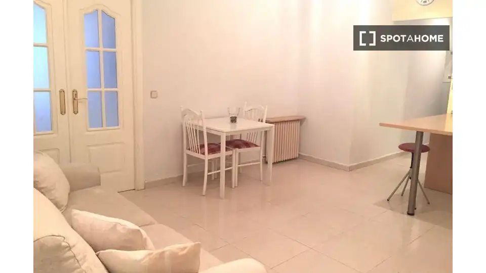 Sala d'estar de Pis de lloguer en Barrio de Salamanca